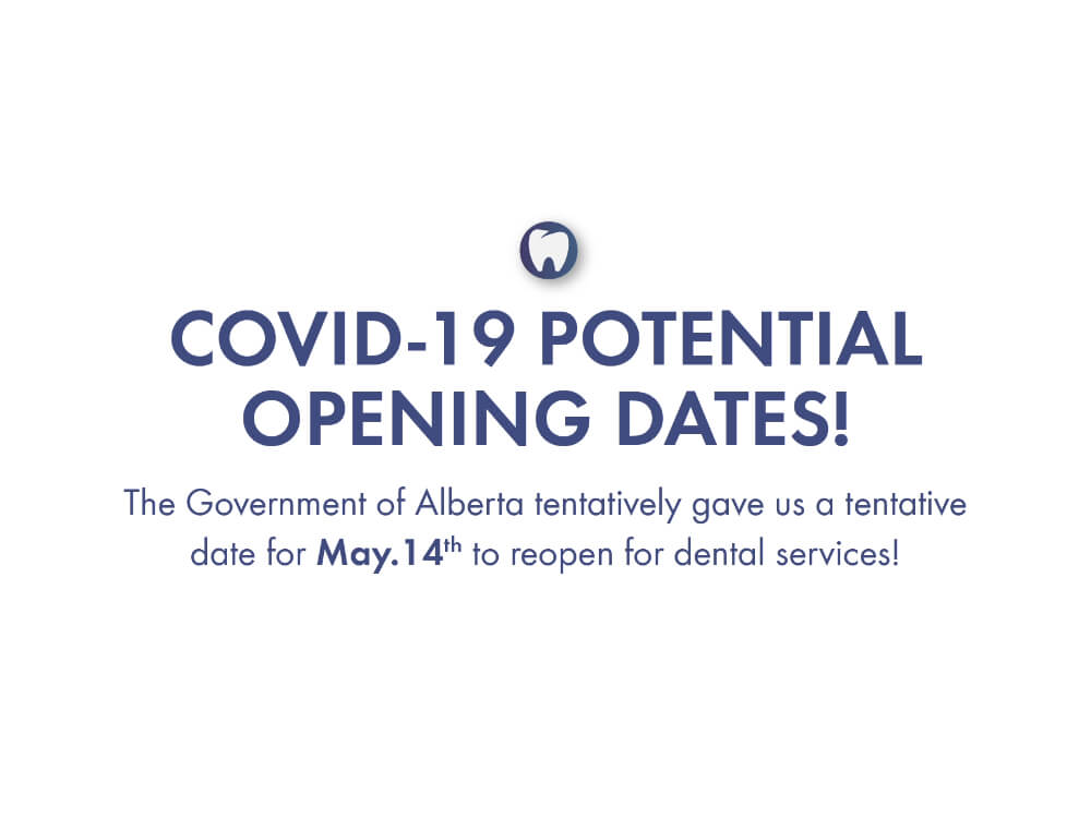Covid-19 Potential Opening Dates Banner