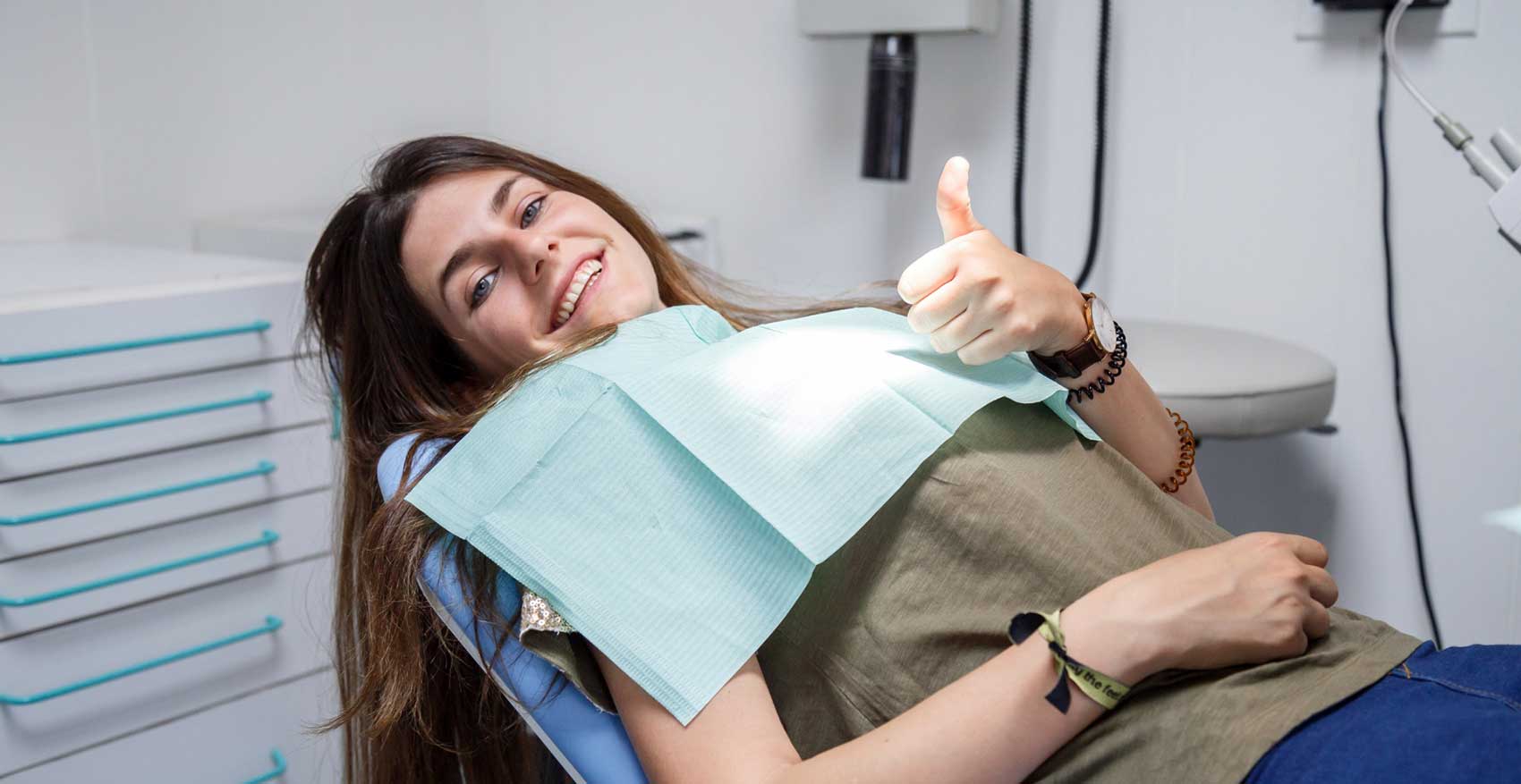 Happy Patient in Dental